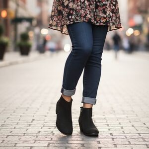 Black Ankle Boots for Women